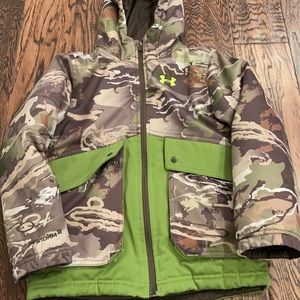 Boys Under Armor camo heavy coat - perfect.